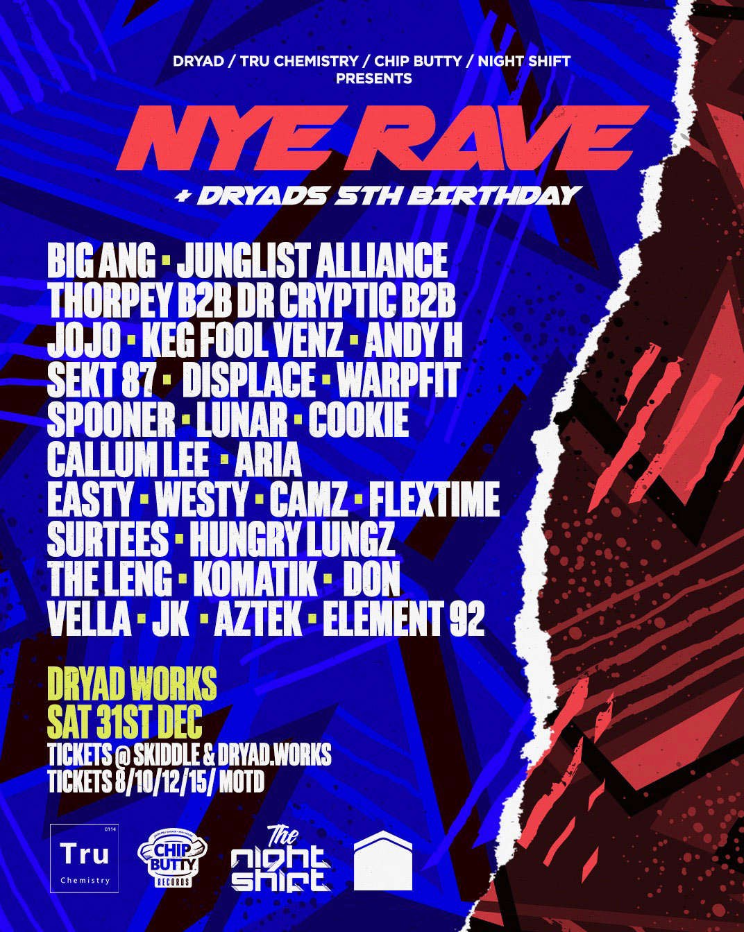 NYE RAVE 2023 | Dryad Works, Sheffield